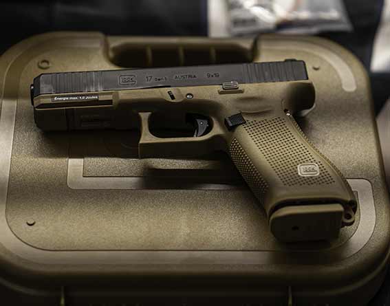 Eine Airsoftpistole auf Basis einer Glock 17